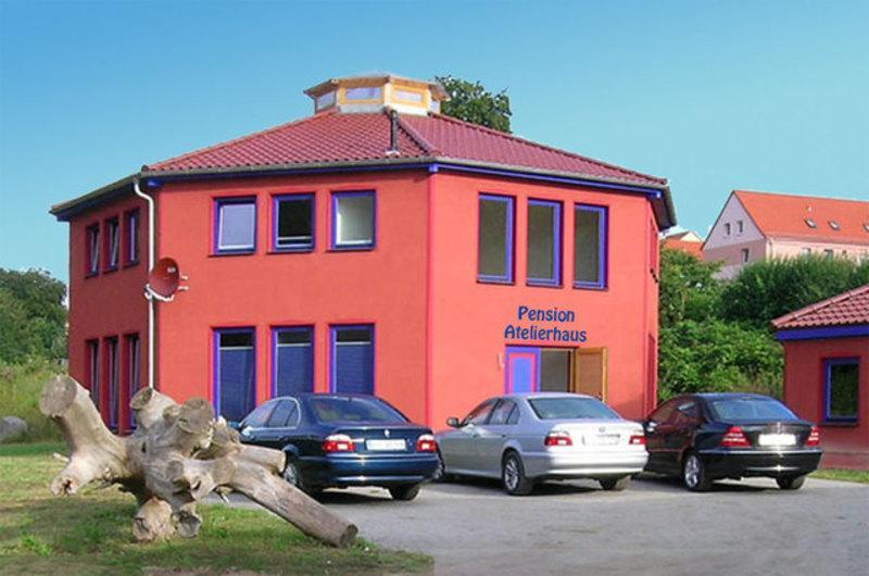 זאסניץ Pension Atelierhaus Am Schmetterlingspark מראה חיצוני תמונה